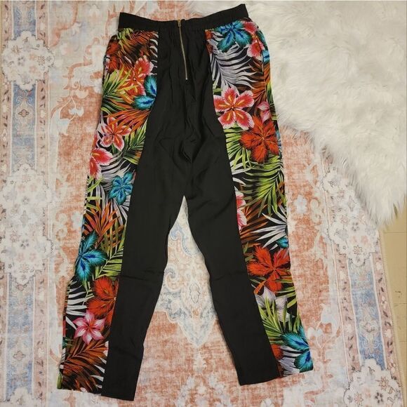 Revolve Silk Tropical Joggers  - Picture 7 of 10